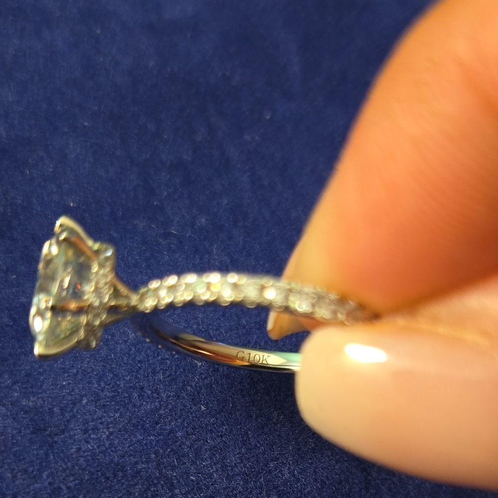 Moissanite Solitaire Ring - image 3